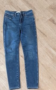 Madewell 10" high rise skinny jeans